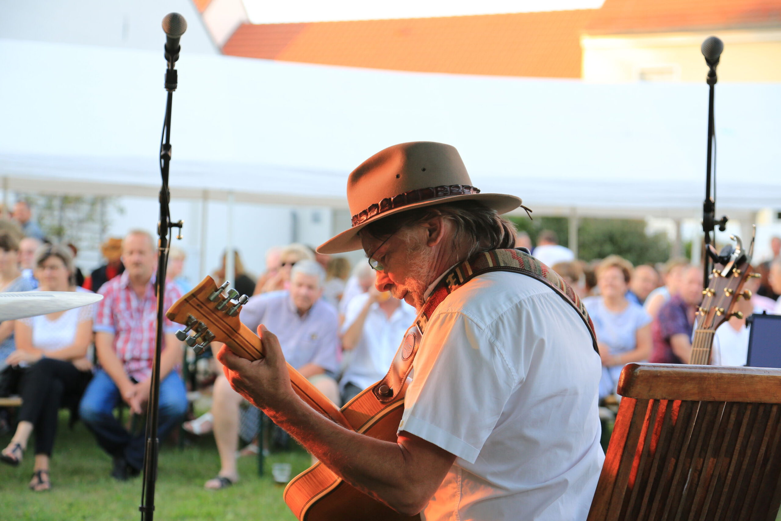 Bluesmusik auf dem Rathaushof Müllrose