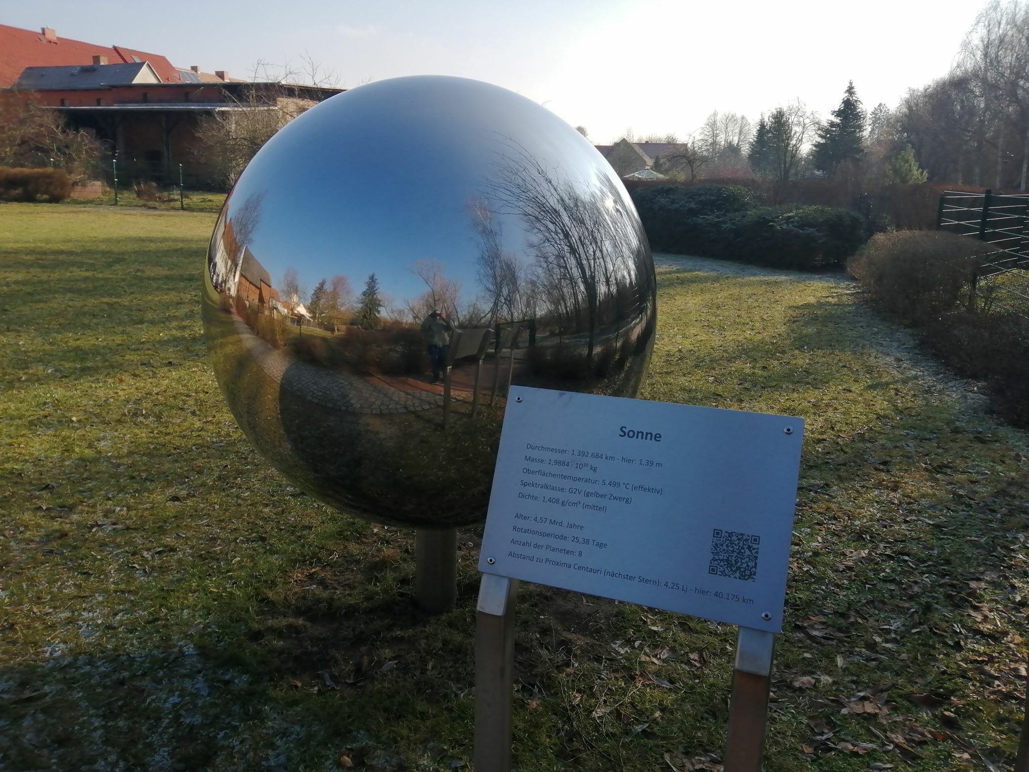 Der Planetenweg beginnt in Müllrose