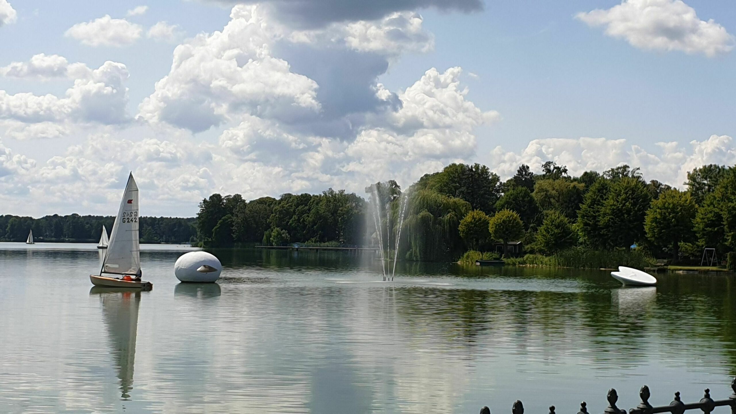 Der Große Müllroser See als Segelparadies