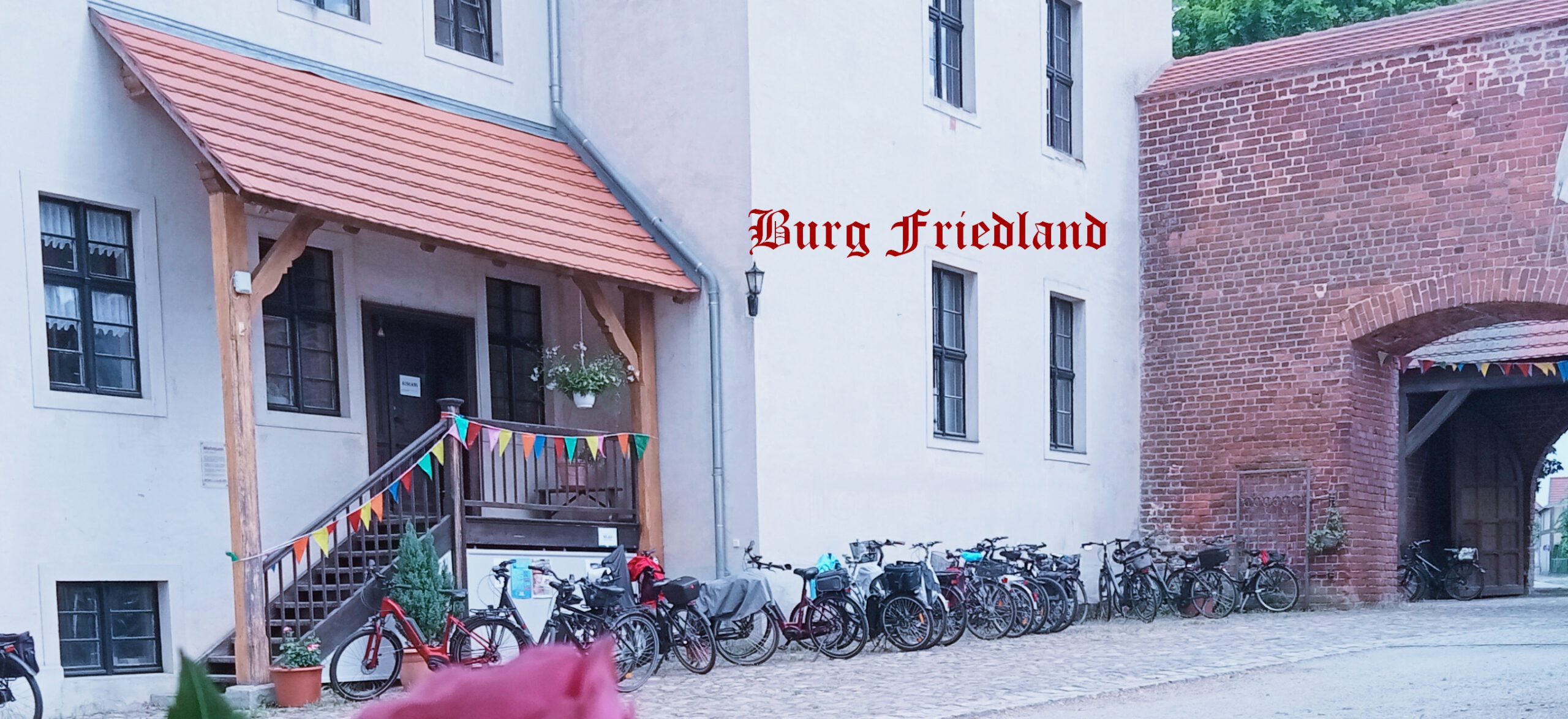 Ankunft Burghof